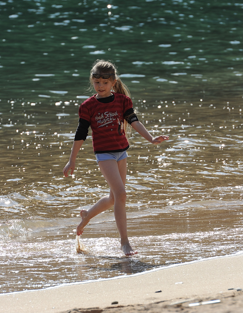 Dancing in the water