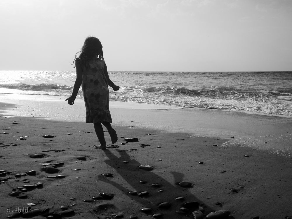 dancing on the beach