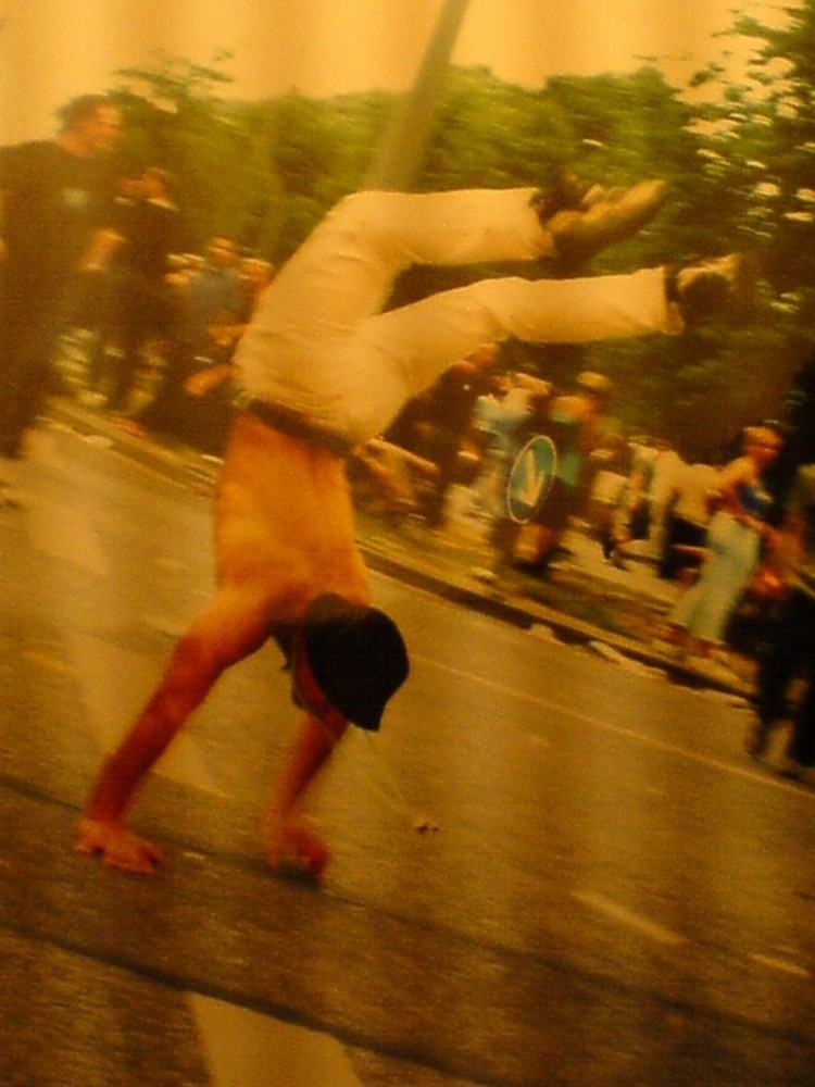 Dancing on the street