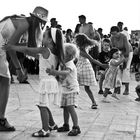 Dancing on the street