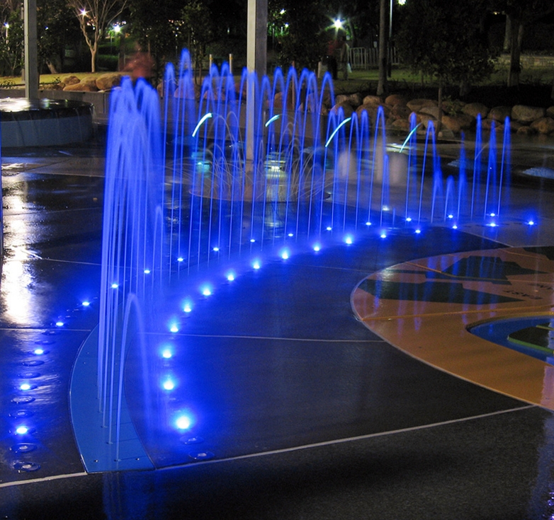 dancing water in South Bank