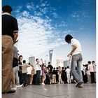 Dancing Woman at the bund