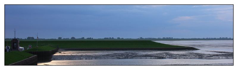 dangast bei sonnenuntergang