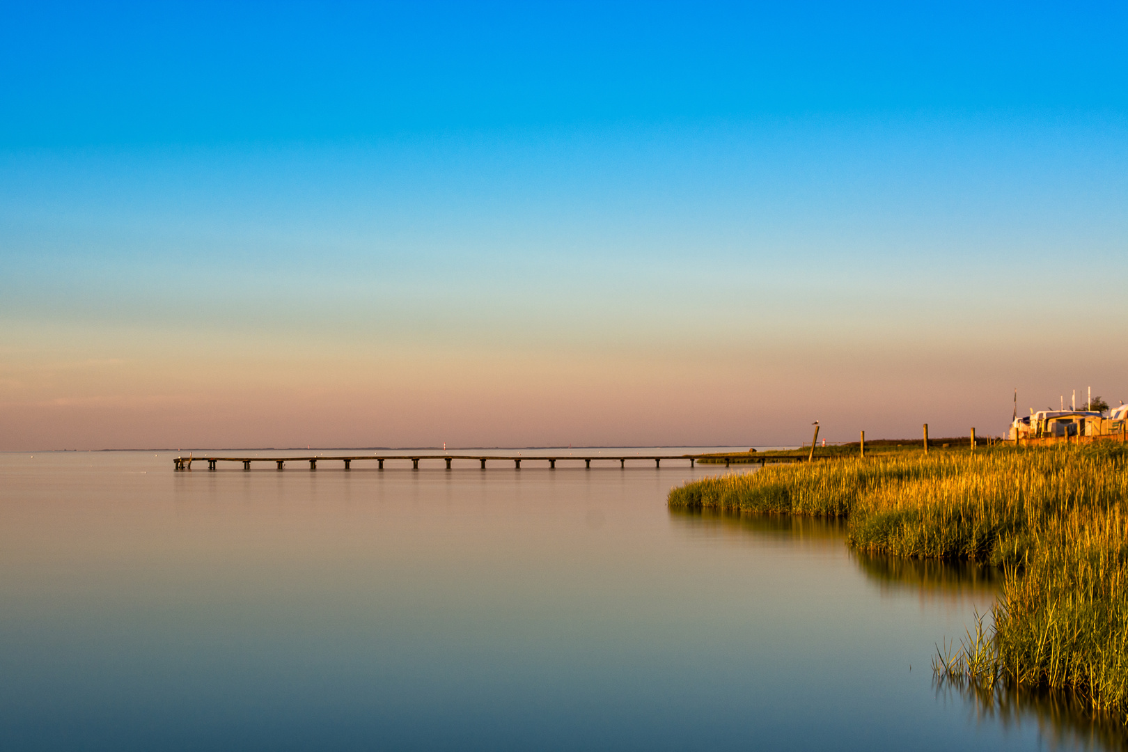 Dangast bei Sonnenuntergang