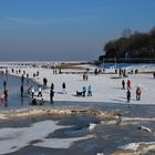 Dangaster Strand im Schnee