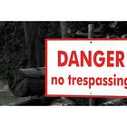 Danger! No trespassing
