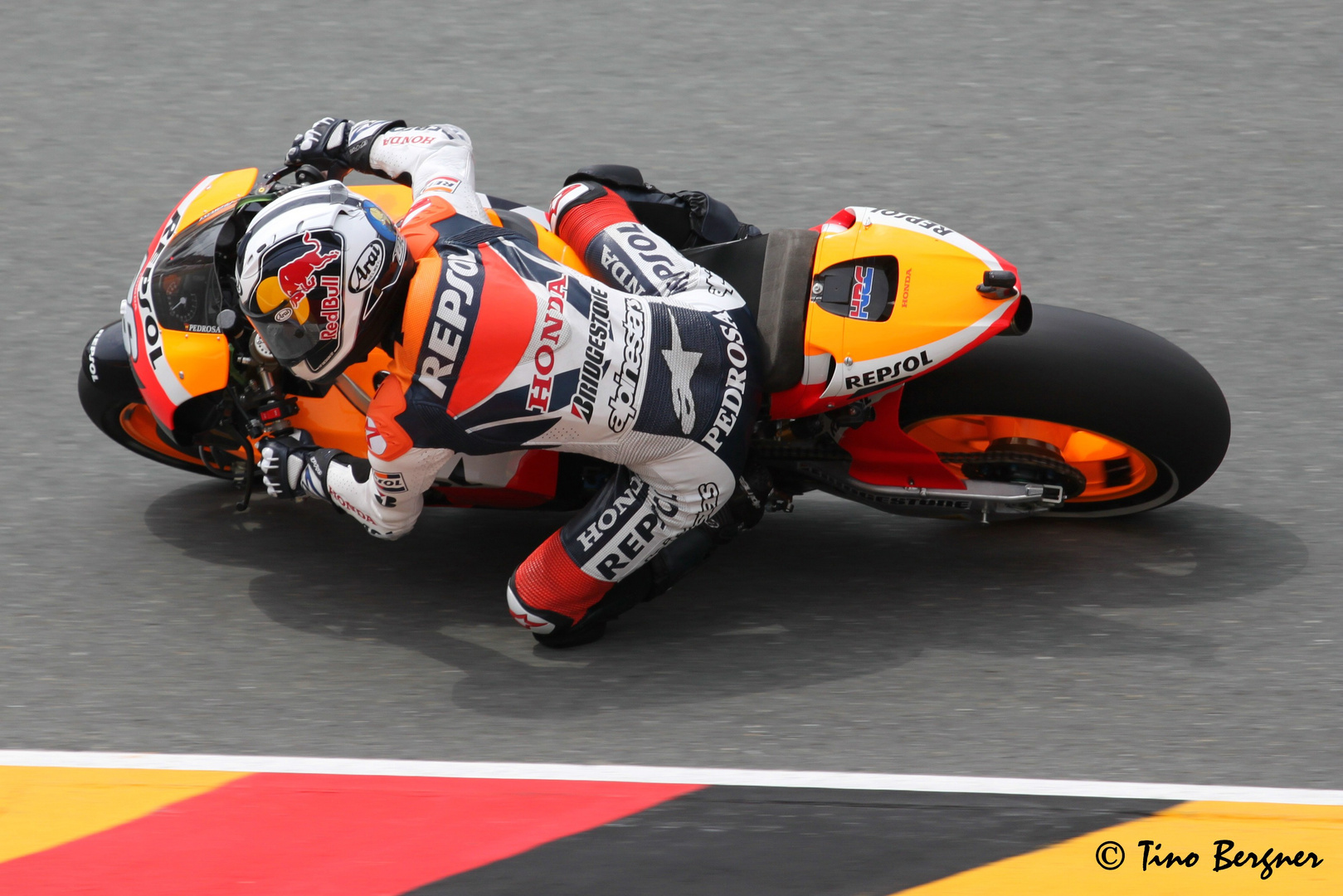 Dani Pedrosa beim Moto GP 2010am Sachsenring