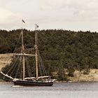 DANISH SHIP ARRIVING