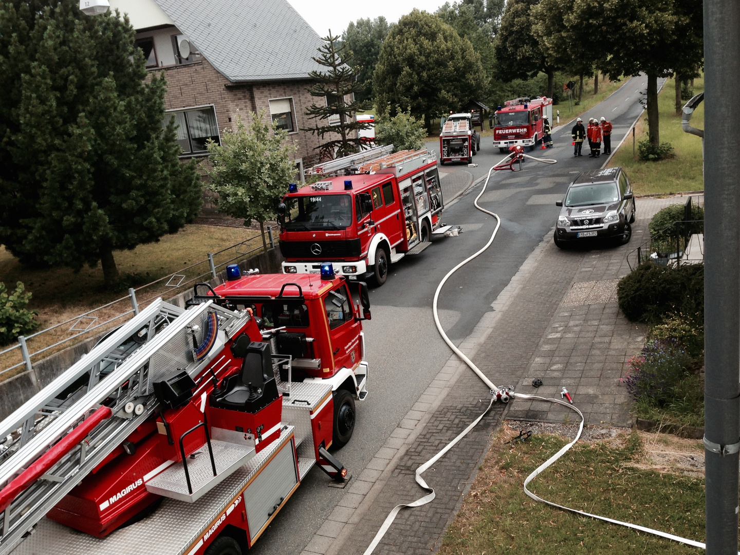 Danke an die Feuerwehren in Nastätten, Gemmerich, Miehlen, Himmighofen und unseren Schornsteinfeger