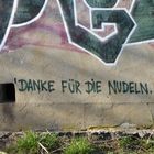 Danke für die Nudeln...