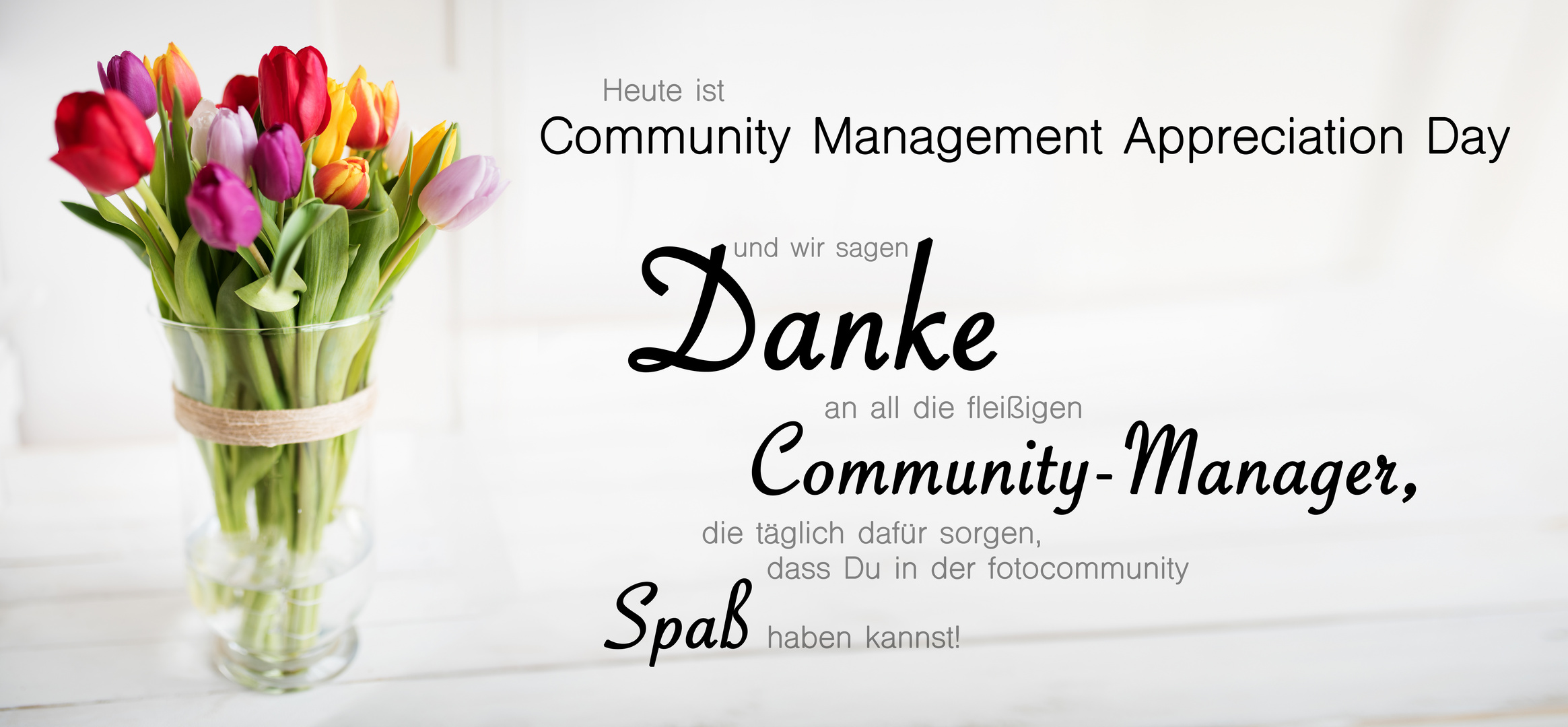 Danke liebe Community Manager!