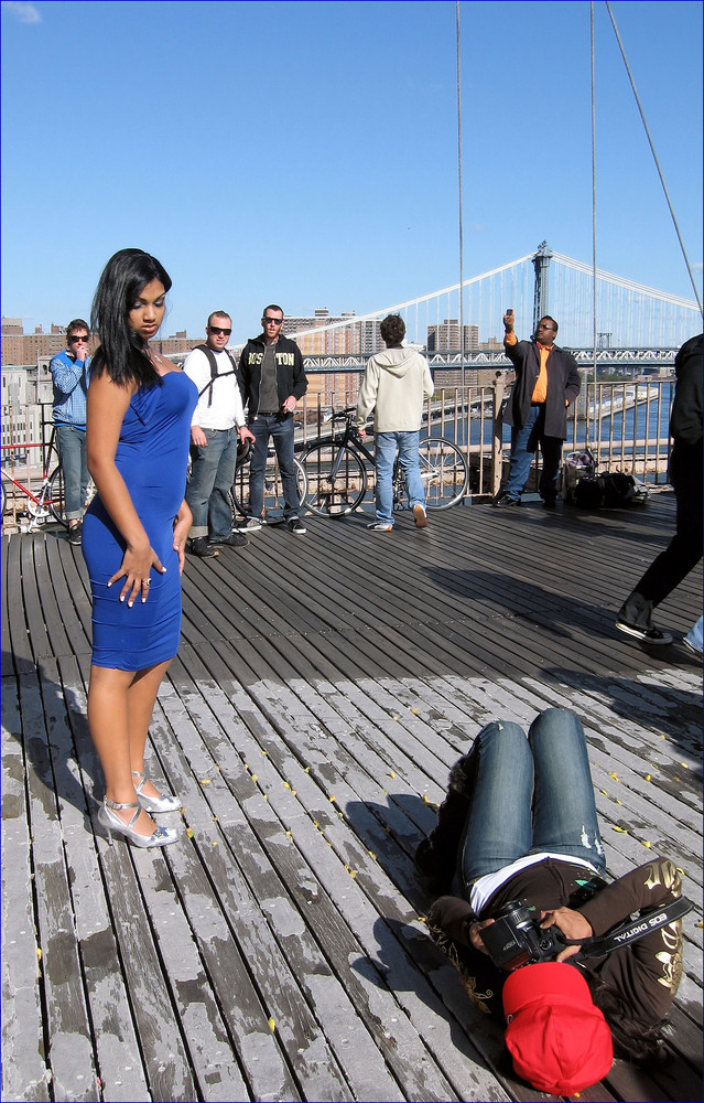 ...dann gabs da noch ein Shooting auf der Brooklyn bridge .... und weil ich schon mal da war...