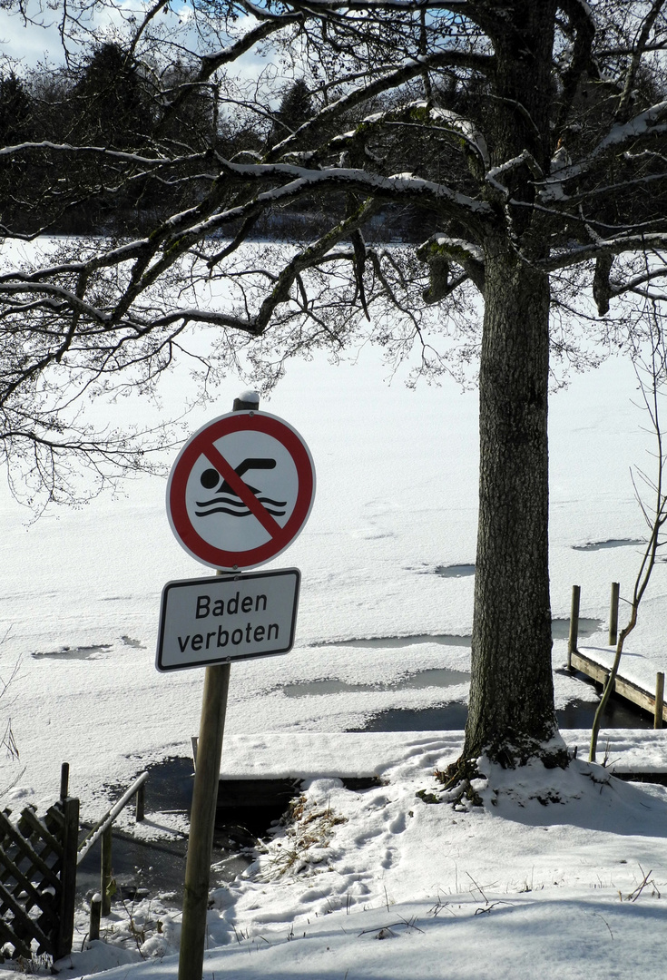 dann halt nicht - bleibt die Badehose halt mal zuhause