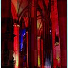 dans la cathédrale d'Amiens...