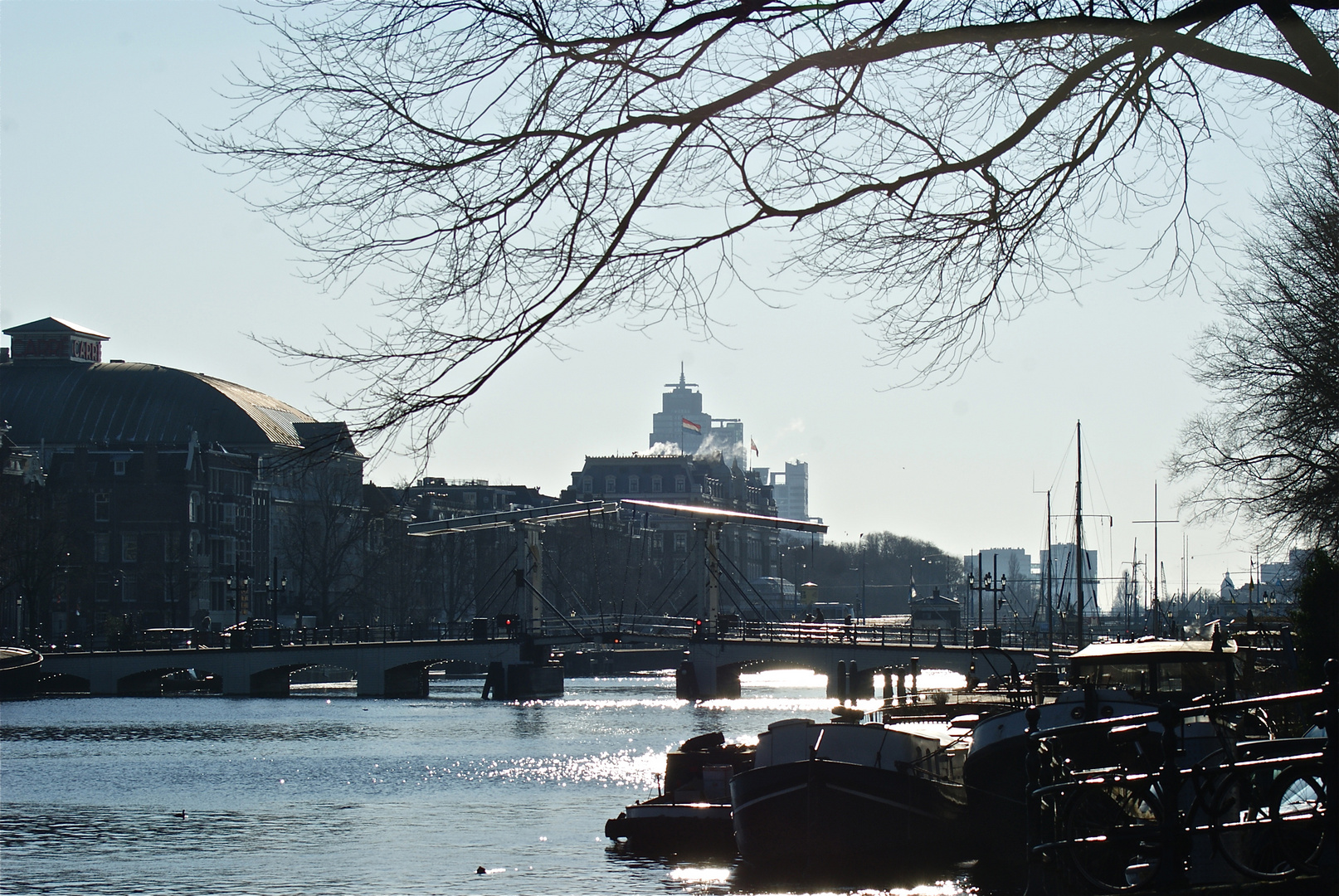 Dans la port d'Amsterdam ....