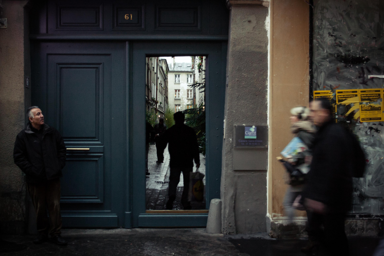 Dans la rue à Paris