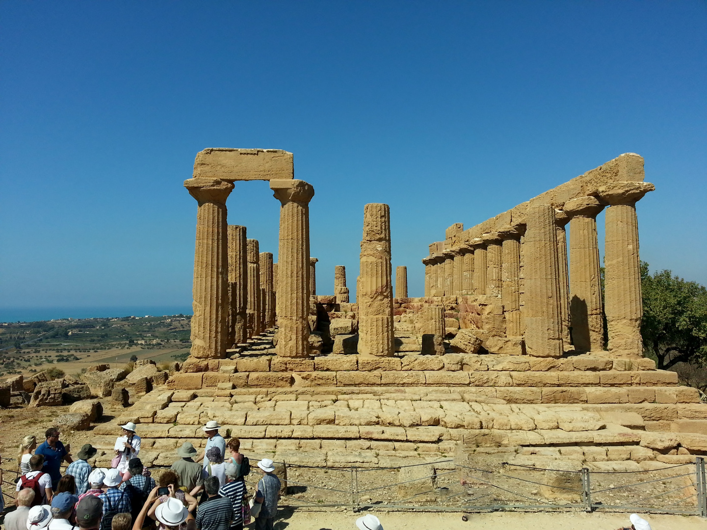 Dans la Valées des Temples Agrigentos