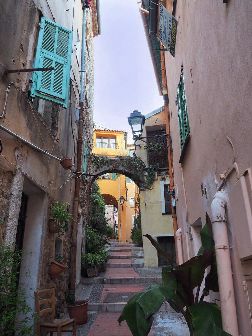 Dans la vieille ville de Menton