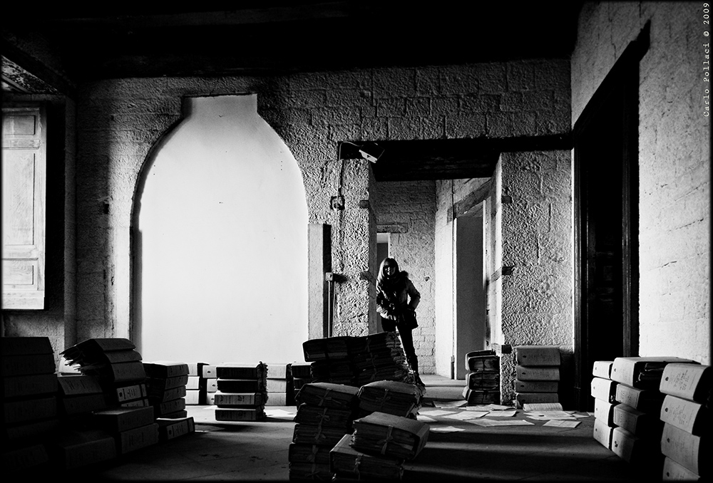 Dans le grenier de l’Hôtel de Ville / In the attic of the old City Hall