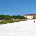 Dans le parc de Schönbrunn...