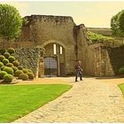 Dans le parc du château d'Amboise