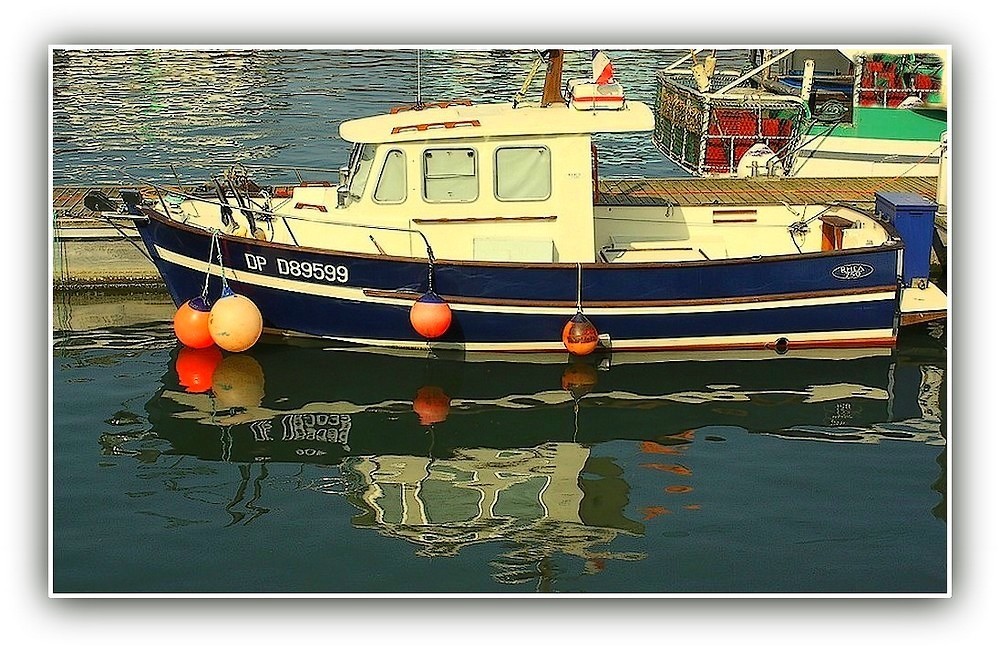 Dans le port de Dieppe (76)