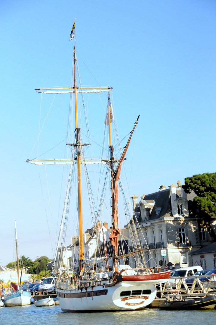 dans le port de Pornic