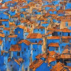 Dans le sud de l'Espagne, un village Júzcar est entièrement coloré en bleu,