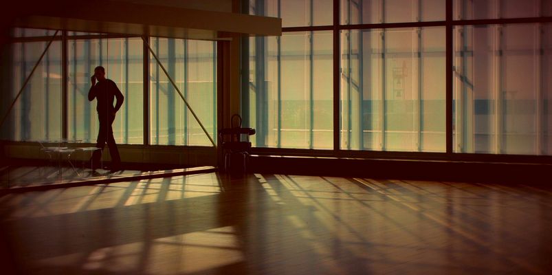 Dans l'entrée du Muma / Le HAVRE (76)