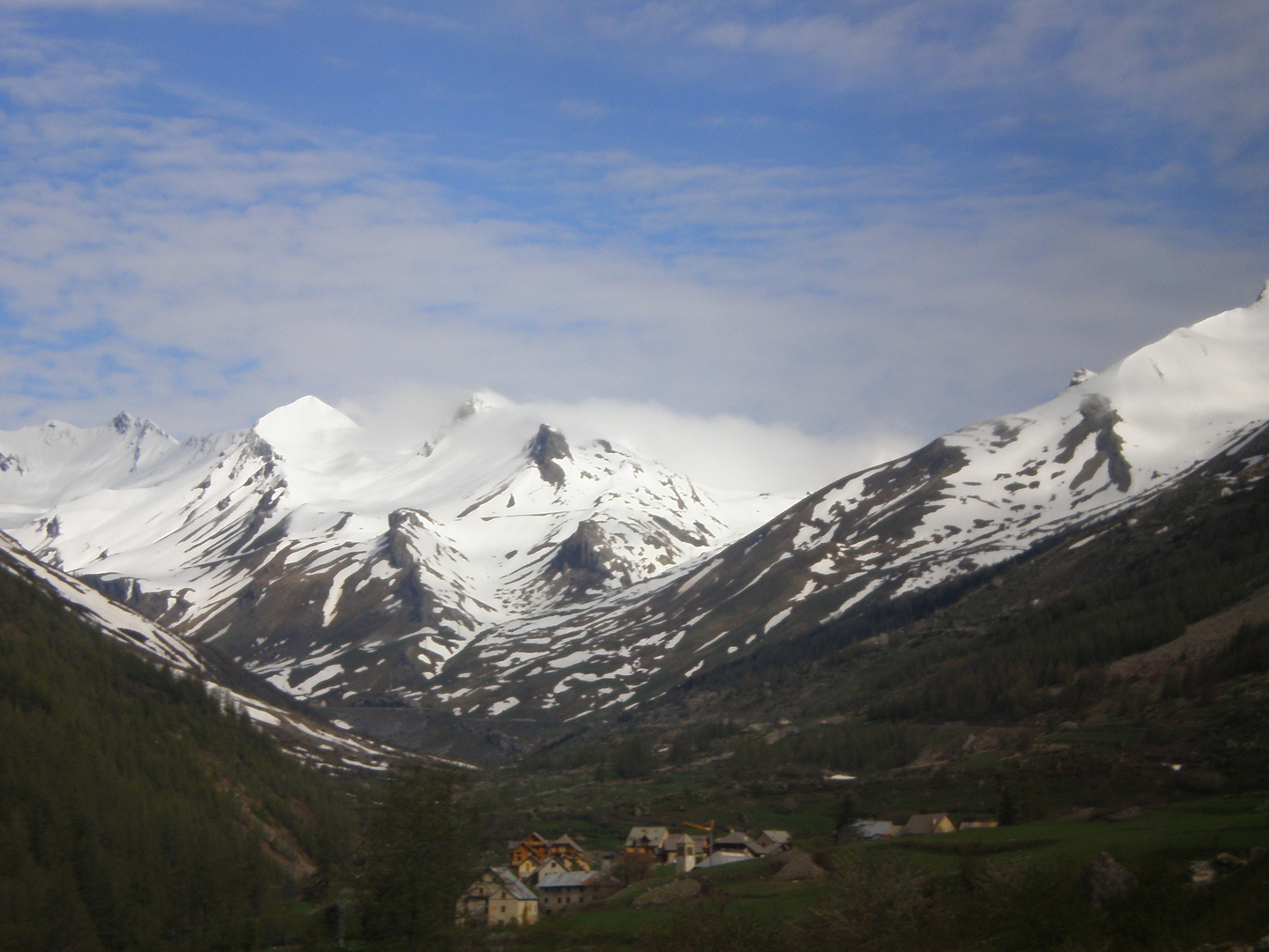 dans les Alpes...