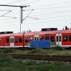 Dans les coulisses de la gare de Sinsheim  --  Train sur une voie de garage 