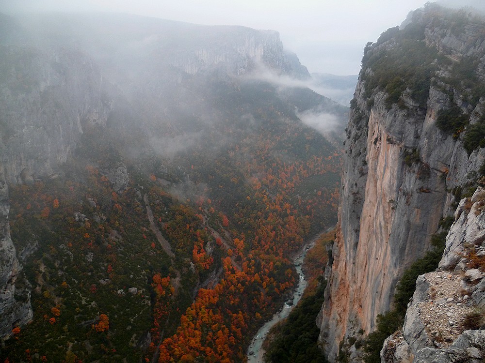 *dans les gorges du Verdon*