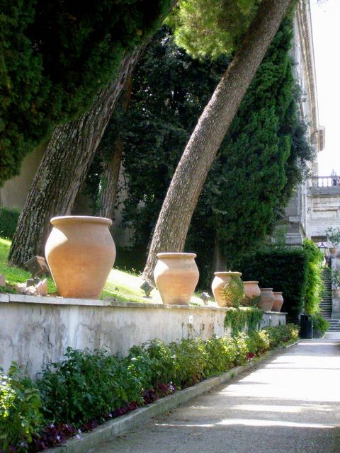 Dans les jardins de la Villa d'Este (Tivoli - Italie)