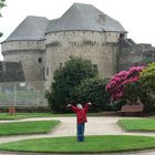 Dans les jardins du Château de Brest