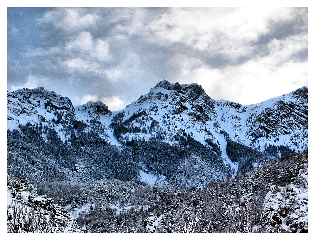 dans les montagnes de briancon