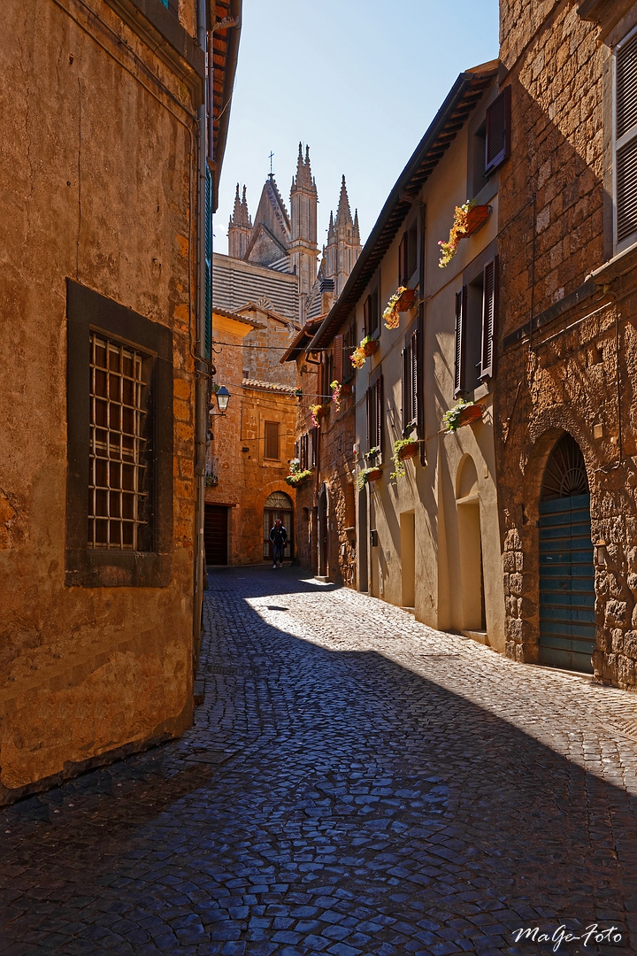 Dans les petites rues d'Orvieto / In den Gassen von Orvieto