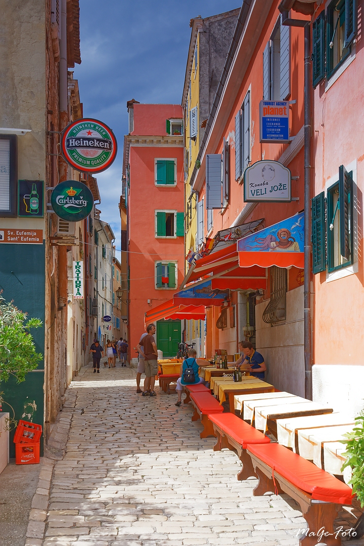 Dans les ruelles de Rovinj / In den Gassen von Rovinj