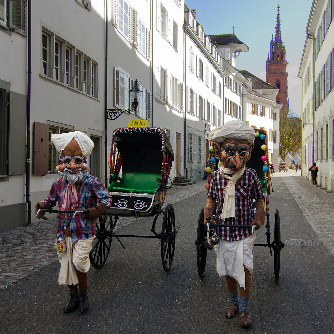 Dans les rues de Basel.