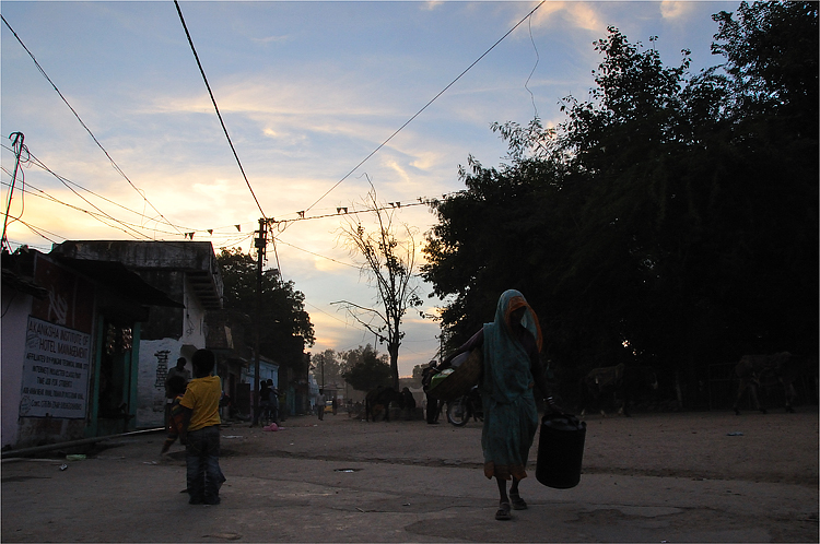 Dans les rues de Khajuraho