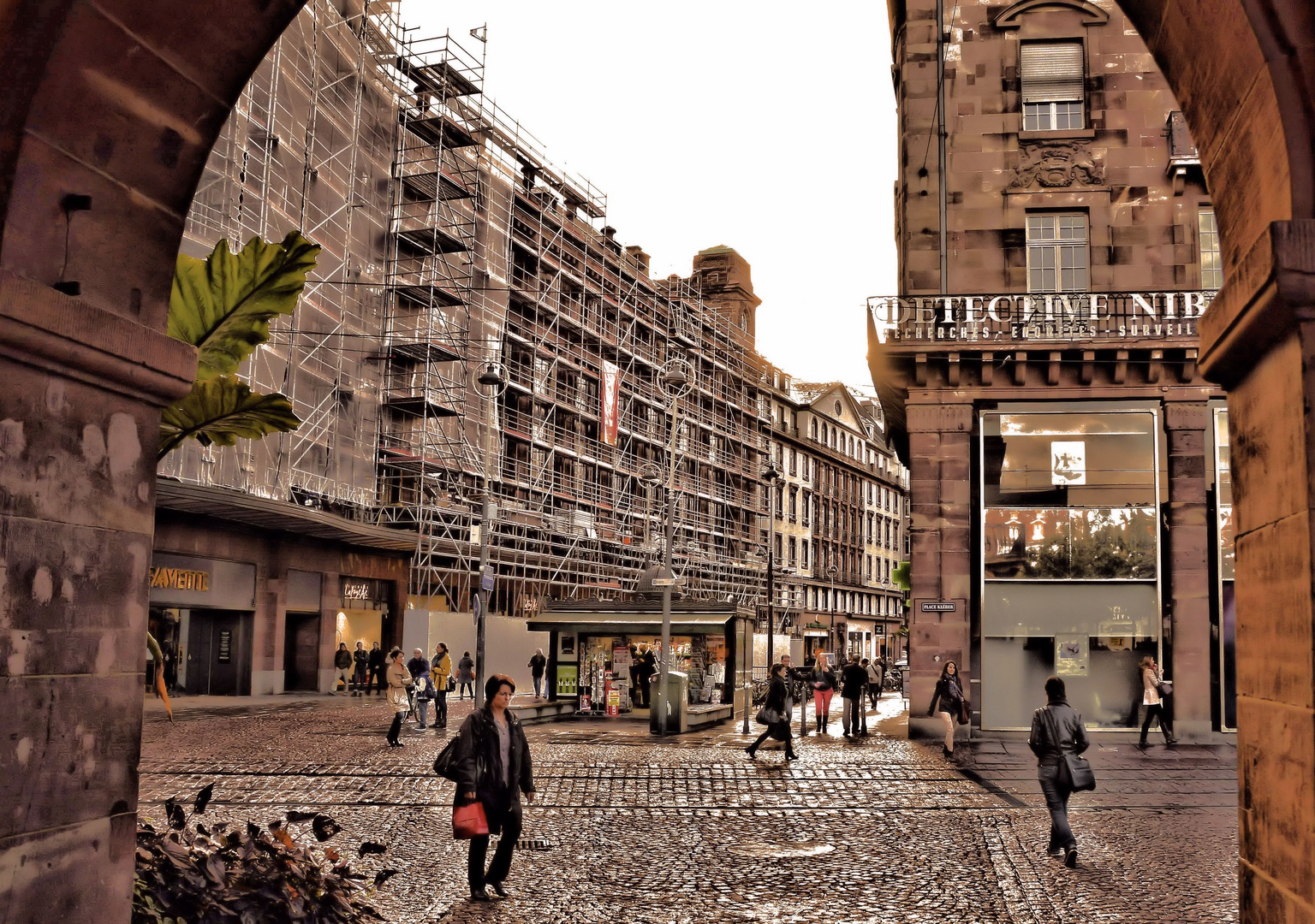 dans les rues de Strasbourg