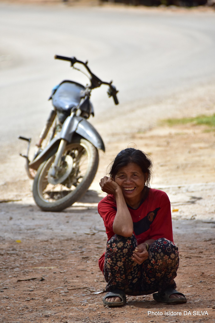 Dans un village reculé du Laos 