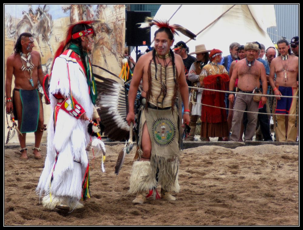 Danseurs Amérindiens