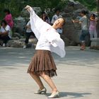 Danseuse dans un parc de Pékin