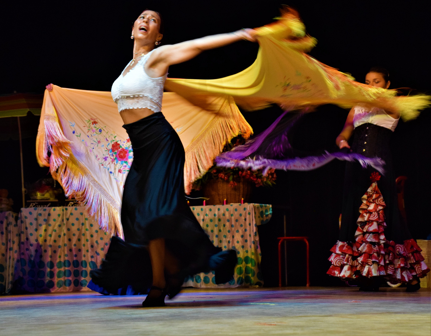 Danseuse de flamenco.