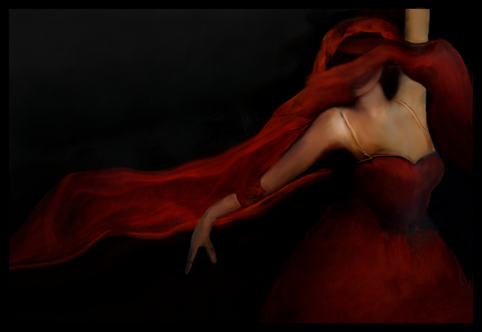 Danseuse en rouge