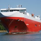 DANUBE HIGHWAY RORO Schiff auf dem Nord-Ostsee-Kanal