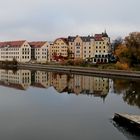 Danube reflections in Regensburg