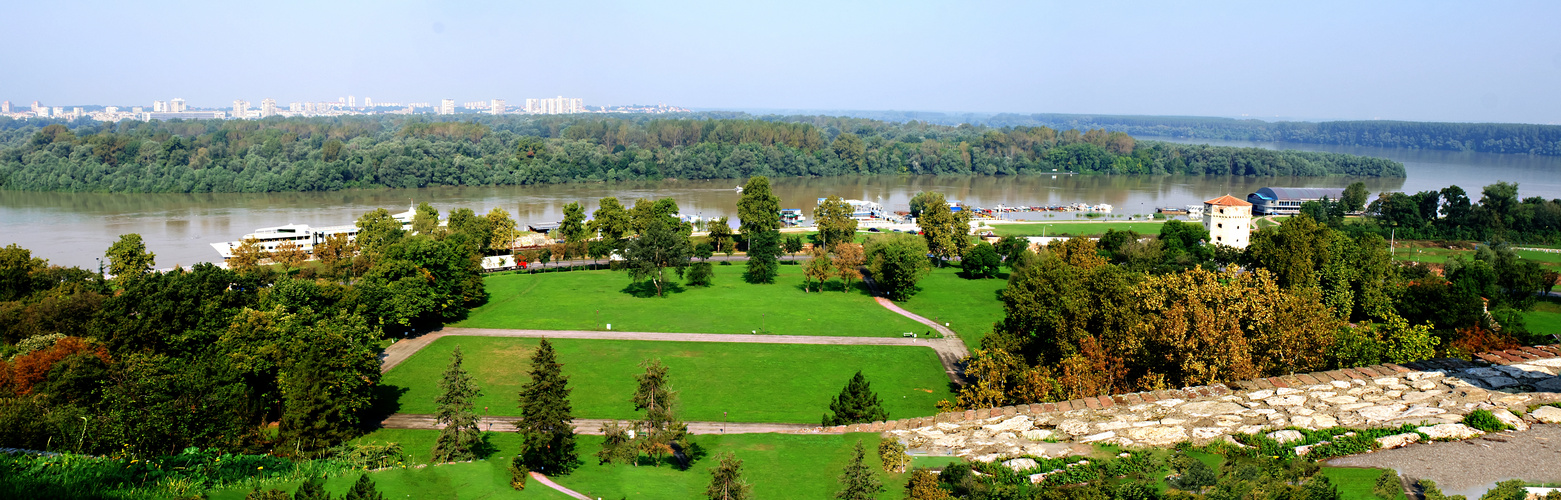 Danube River View @ the Belgrad Fortress, SERBIA