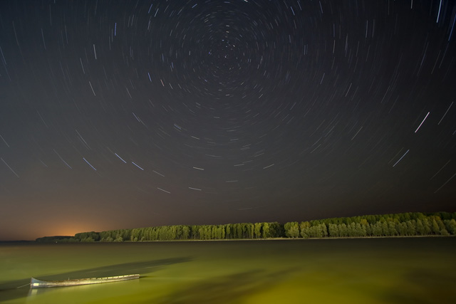 Danube under stars