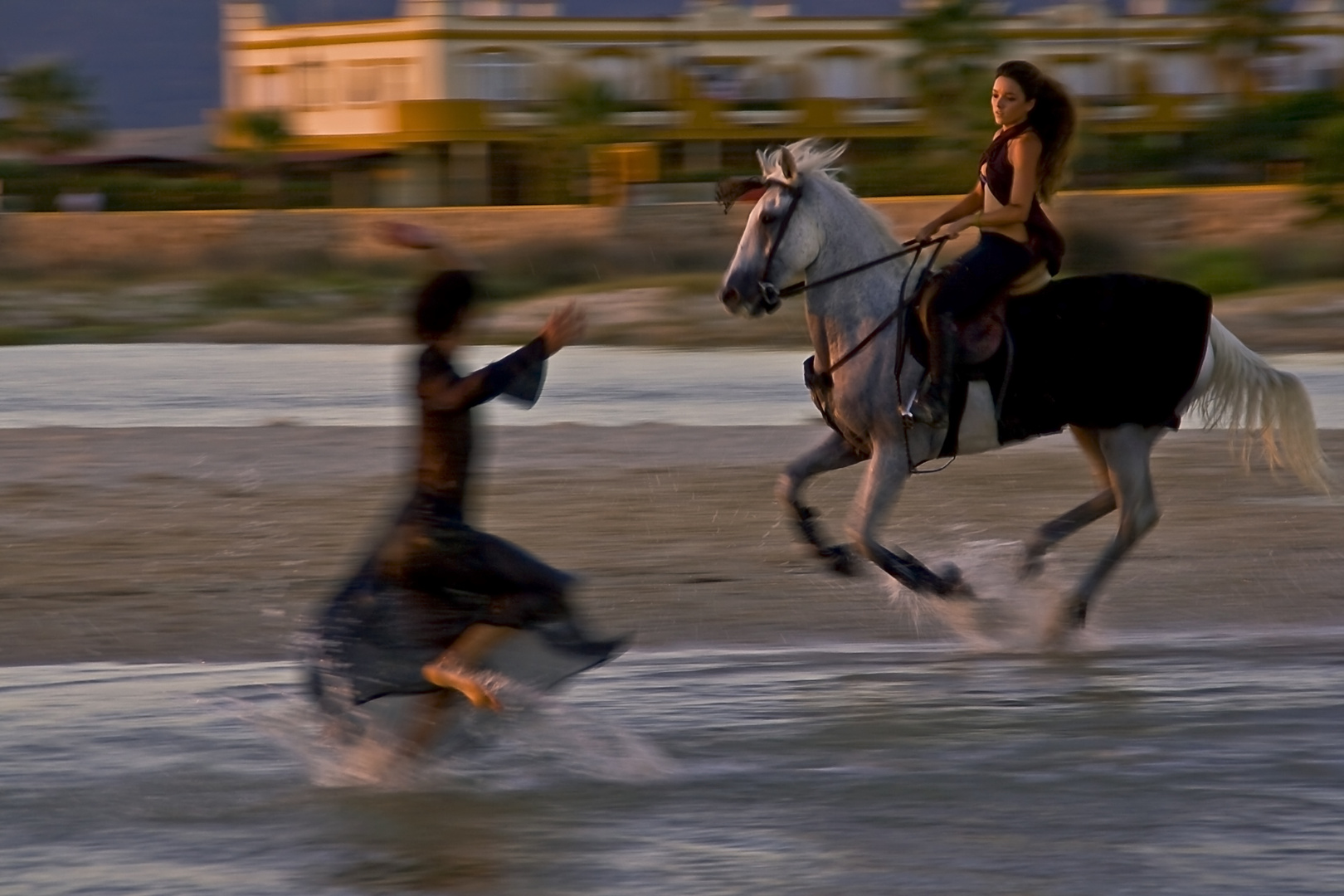 danza en la playa